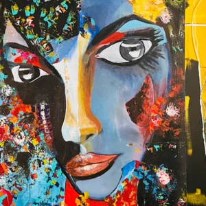 abstract 15 30x48 inch